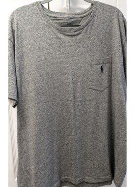 POLO Ralph Lauren Men’s Cotton Jersey Gray T-Shirt Size XL/TG